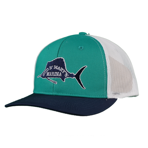Sailfish Tri-Color Trucker Hat