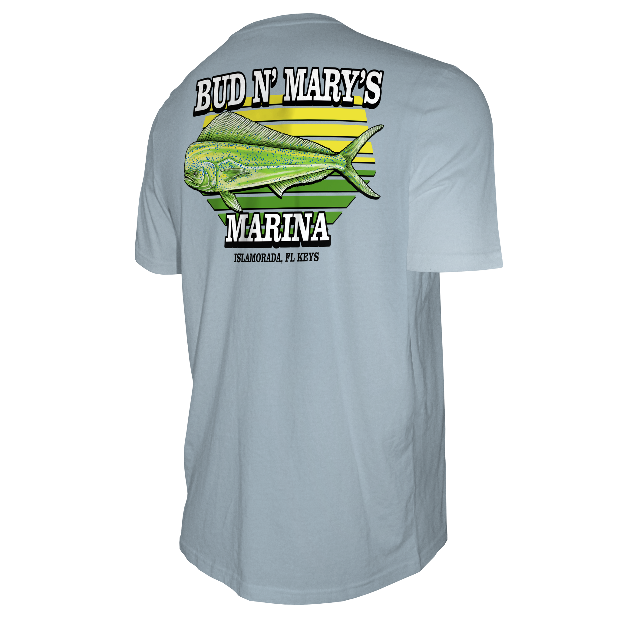 Bud N' Mary's - Straight line Mahi - Short Sleeve T-Shirt – Bud n' Mary's  Marina